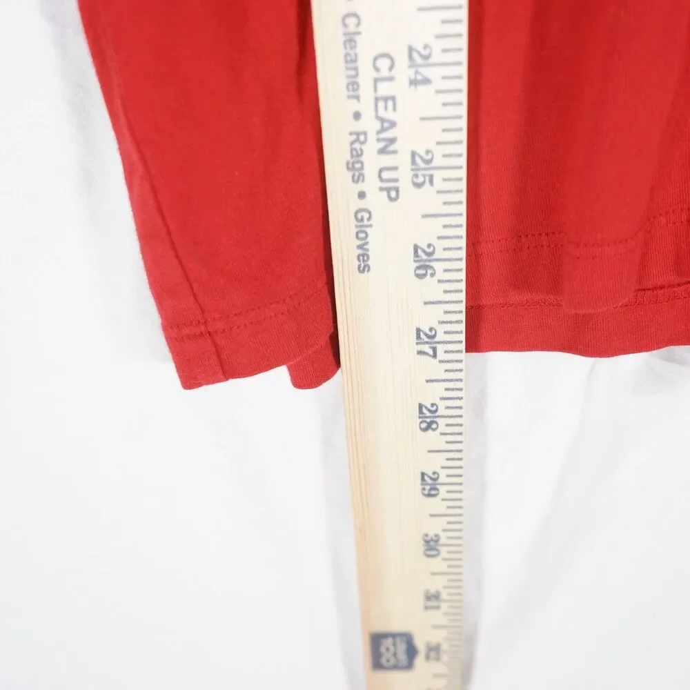 Polo Ralph Lauren Shirt Hoodie Red Black Big Pony Medium
